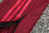 24-25 Bayern Deep Red Kids Half Pull Tracksuit (童装)(半拉链)