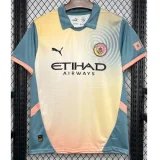 24-25 Man City Fourth 1:1 Fans Soccer Jersey 