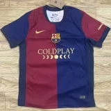 24-25 BAR Home Fans Soccer Jersey *Coldplay广告