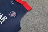 24-25 PSG Royal blue Tank top and shorts suit