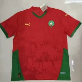 24-25 Morocco Home Player Version Soccer Jersey *球员版