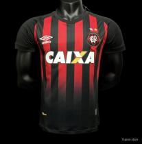 2018 Paranaense Home Red &Black Retro Soccer Jersey