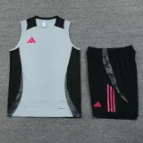 2024 AD Grey Tank top and shorts suit