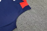 2024 AD Royal blue Tank top and shorts suit