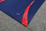 2024 AD Royal blue Tank top and shorts suit