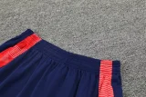 2024 AD Royal blue Tank top and shorts suit
