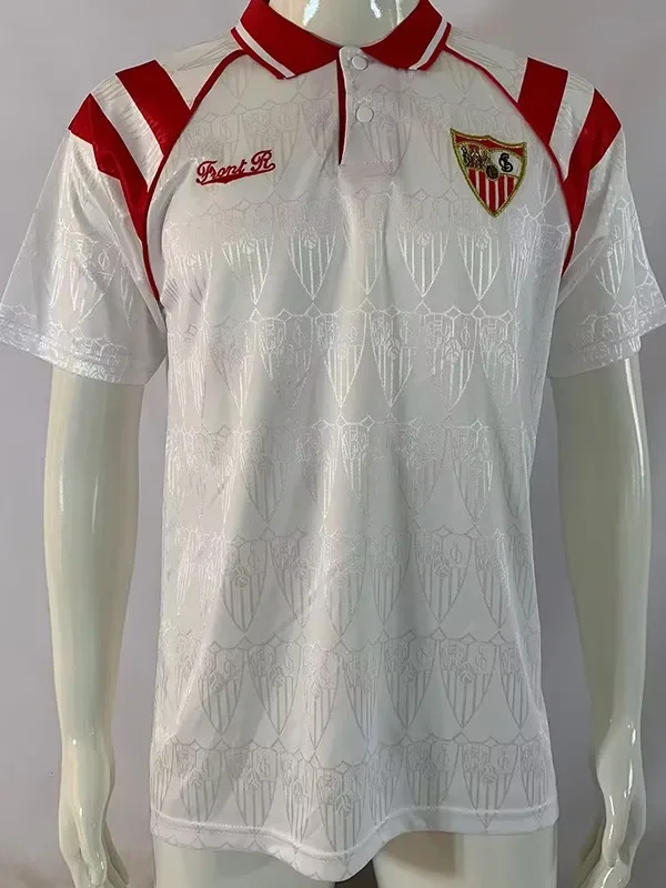 1992-1993 Sevilla Home Retro Soccer Jersey