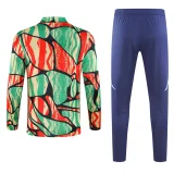 24-25 ARS Green red Kids Half Pull Tracksuit (童装半拉链)(涂鸦)