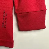 2019-2020 Man Utd Home Long Sleeve Retro Soccer Jersey (长袖)