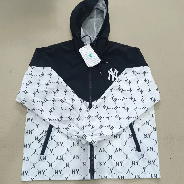 2024 New York Black White Windbreaker
