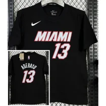T143 HEAT ADEBAYO #13 Black High Quality Casual T-Shirt