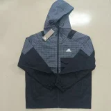 2024 New AD Black gray Windbreaker