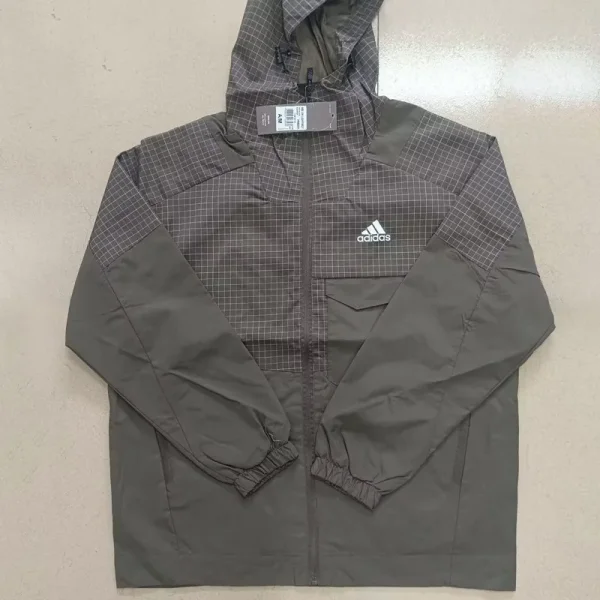 2024 New AD Brown Windbreaker