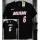 T888 HEAT JAMES #6 Black High Quality Casual T-Shirt
