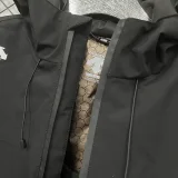 2024 Descente Thickened warm Black Outdoor Jackets #A802加绒冲锋衣