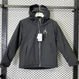 2024 Jordan Thickened warm Black Outdoor Jackets #A800加绒冲锋衣