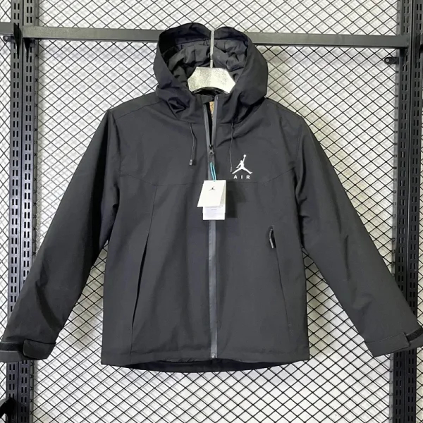 2024 Jordan Thickened warm Black Outdoor Jackets #A800加绒冲锋衣