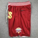 49ERS Red City Edition Top Quality NFL Pocket Pants *49人队