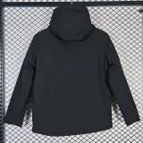 2024 Under Armour Thickened warm Black Outdoor Jackets #A803加绒冲锋衣