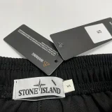 W5纯棉卫裤 Stone Island Black Top Quality Sweatpants (Have Pocket)