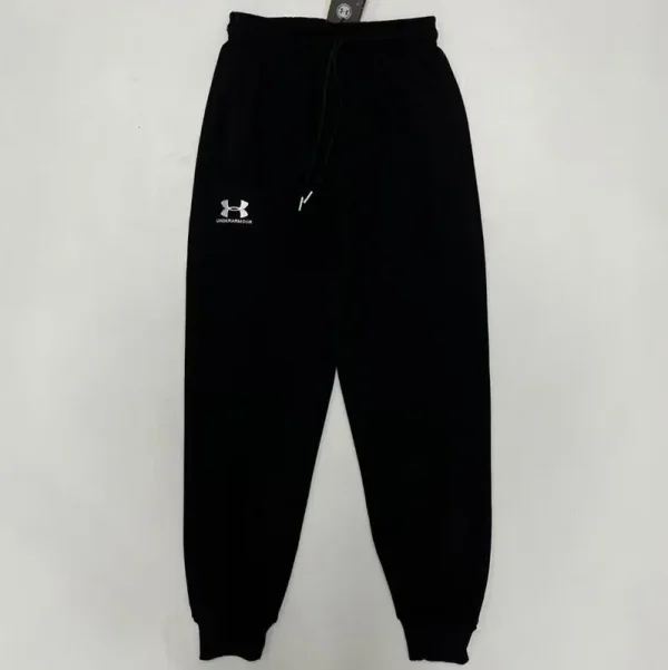 W2纯棉卫裤 Under Armour Black Top Quality Sweatpants (Have Pocket)