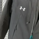 2024 Under Armour Thickened warm Black Outdoor Jackets #A803加绒冲锋衣