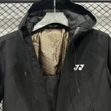 2024 Yonex Thickened warm Black Outdoor Jackets #A804加绒冲锋衣