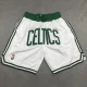 Celtic White City Edition Top Quality NBA Pocket Pants #凯尔特人