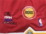 Rockets Knicks Red blue City Edition Top Quality NBA Pocket Pants *火箭拼尼克斯