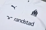 24-25 Marseille White Half Pull Tracksuit (半拉链)