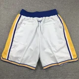 Warriors White City Edition Top Quality NBA Pocket Pants *勇士队