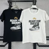 T129 Jordan Black High Quality Casual T-Shirt