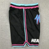 Heat Black City Edition Top Quality NBA Pocket Pants * 热火