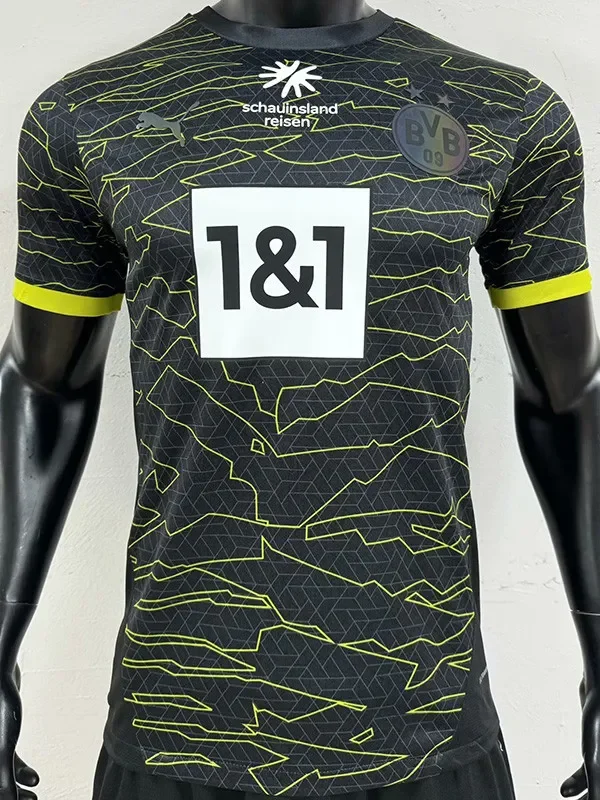 24-25 Dortmund Grey Black Special Edition Player Version Soccer Jersey