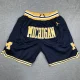 Michigan Dark blue City Edition Top Quality NBA Pocket Pants * 密歇根