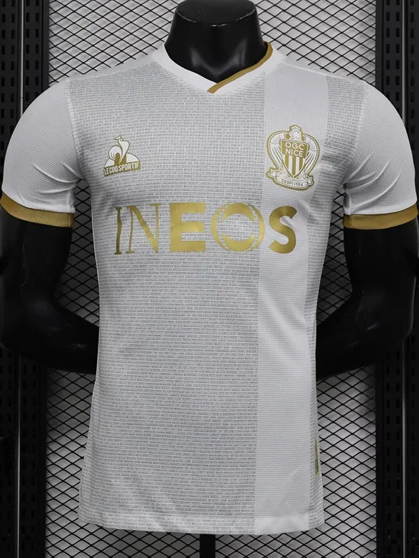 24-25 OGC Nice Away Player Version Soccer Jersey