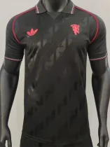 24-25 Man Utd Black Special Edition Player Version Soccer Jersey
