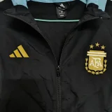 24-25 Argentina Black Windbreaker