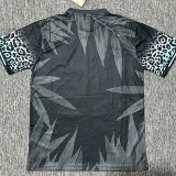 24-25 Brazil Black Special Edition Fans Soccer Jersey 绿花边