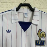 1980-1982 France Away Long Sleeve Retro Soccer Jersey (长袖)