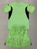 24-25 Man City Green GoalKeeper Kids Soccer Jersey
