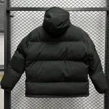 24-25 MF5 UA Black Hooded Cotton Coat #棉衣