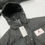 24-25 MF1 Jordan Black Hooded Cotton Coat (棉衣红标)