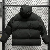 24-25 MF3 NK Black Hooded Cotton Coat #棉衣