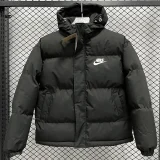 24-25 MF3 NK Black Hooded Cotton Coat #棉衣