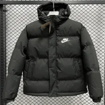 24-25 MF3 NK Black Hooded Cotton Coat #棉衣