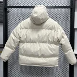 24-25 MF3 NK White Hooded Cotton Coat #棉衣