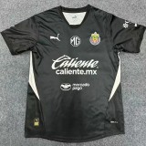 24-25 Chivas Black Goalkeeper Soccer Jersey