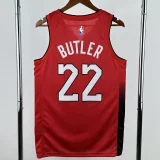 24-25 HEAT BUTLER #22 Red City Edition Top Quality Hot Pressing NBA Jersey (V领）