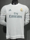 2015-2016 RMA Home Player Version 长袖球员 Long Sleeve Retro Soccer Jersey